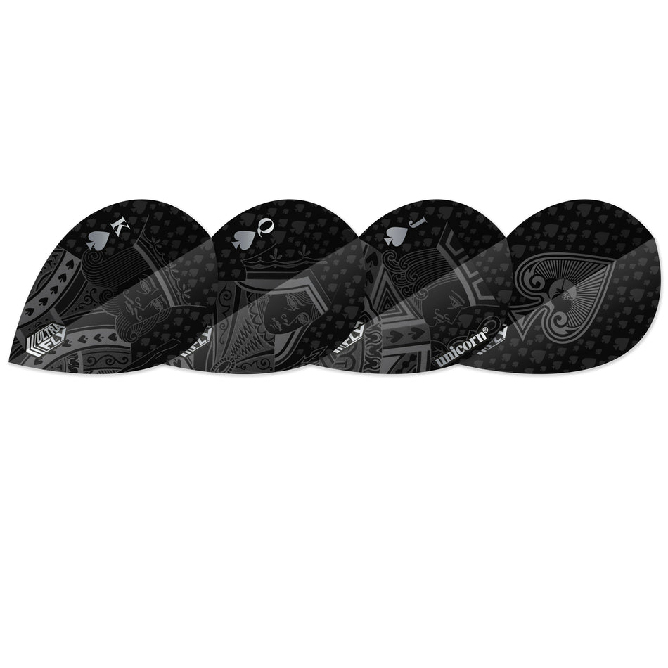 Ultrafly 100 Micron Pear Shape Black Royal Flush by Unicorn