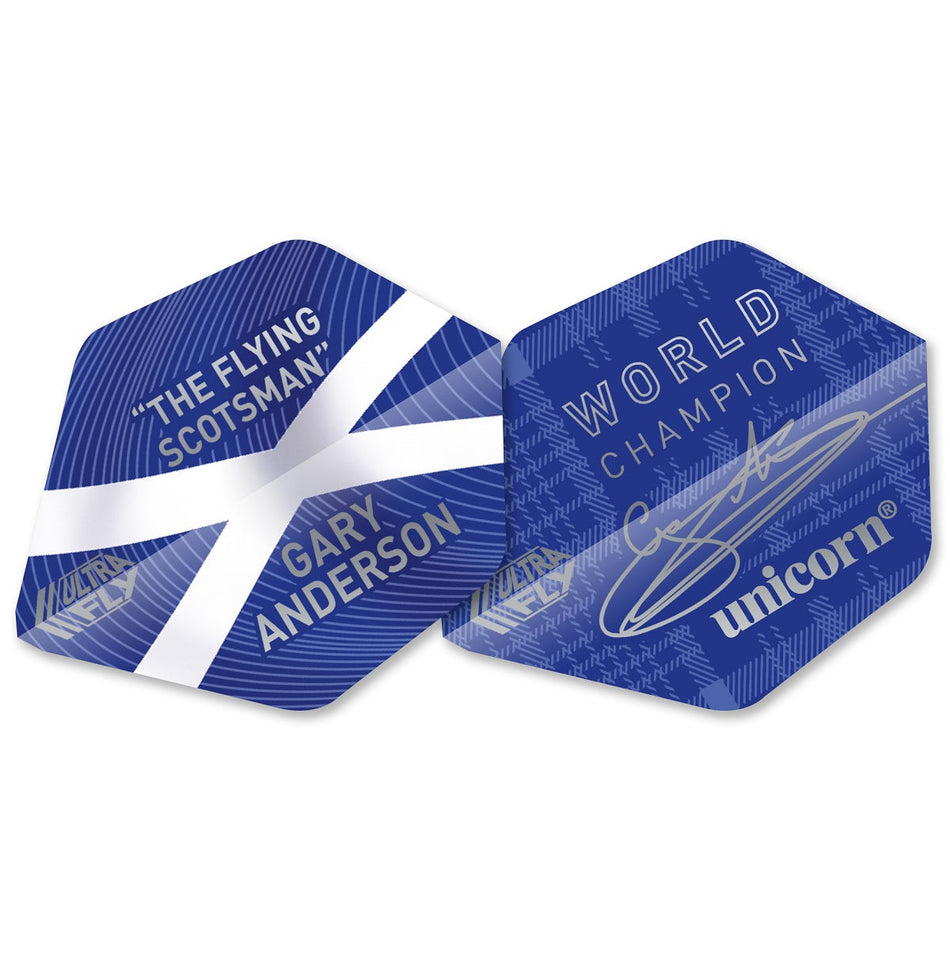 Ultrafly 75 Micron AR2 Shape Blue Gary Anderson by Unicorn