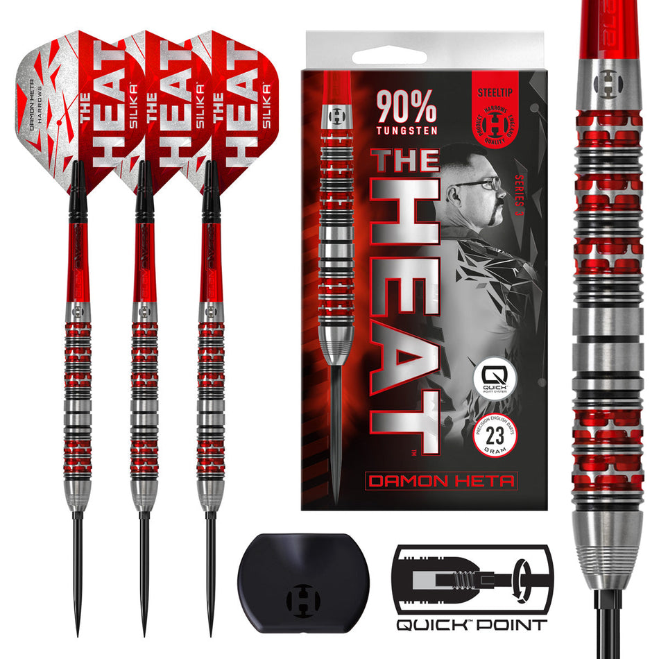 Harrows Damon Heta Series 3 90% Tungsten QP Steel Tip Darts