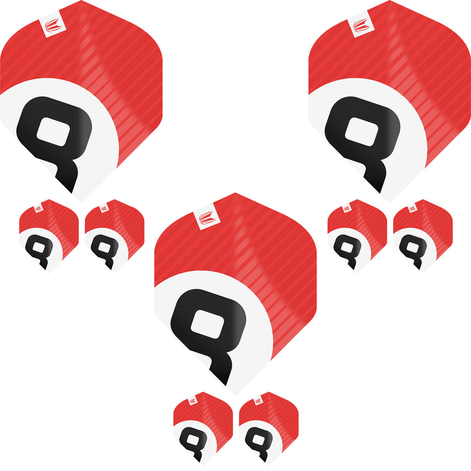 Chicane Pro.Ultra Red No2 Dart Flights by Target