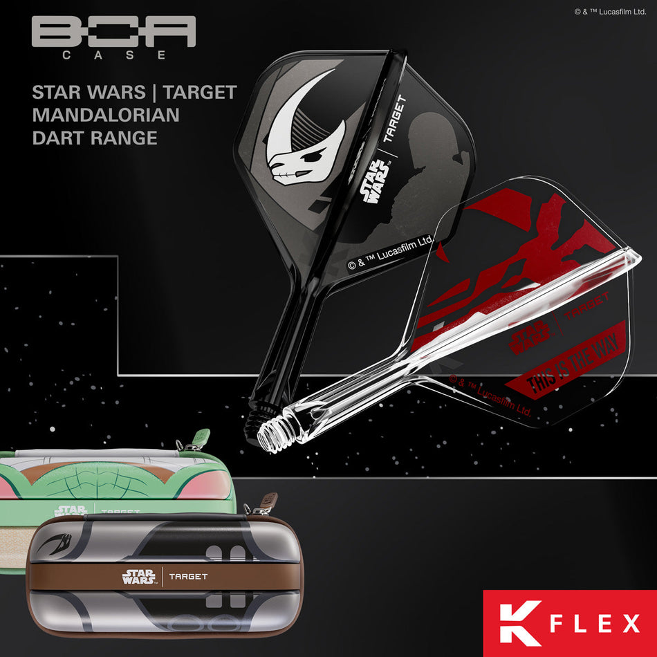 STAR WARS™ | TARGET Mandalorian K-Flex No2 Integrated Flights and Shafts Multipack