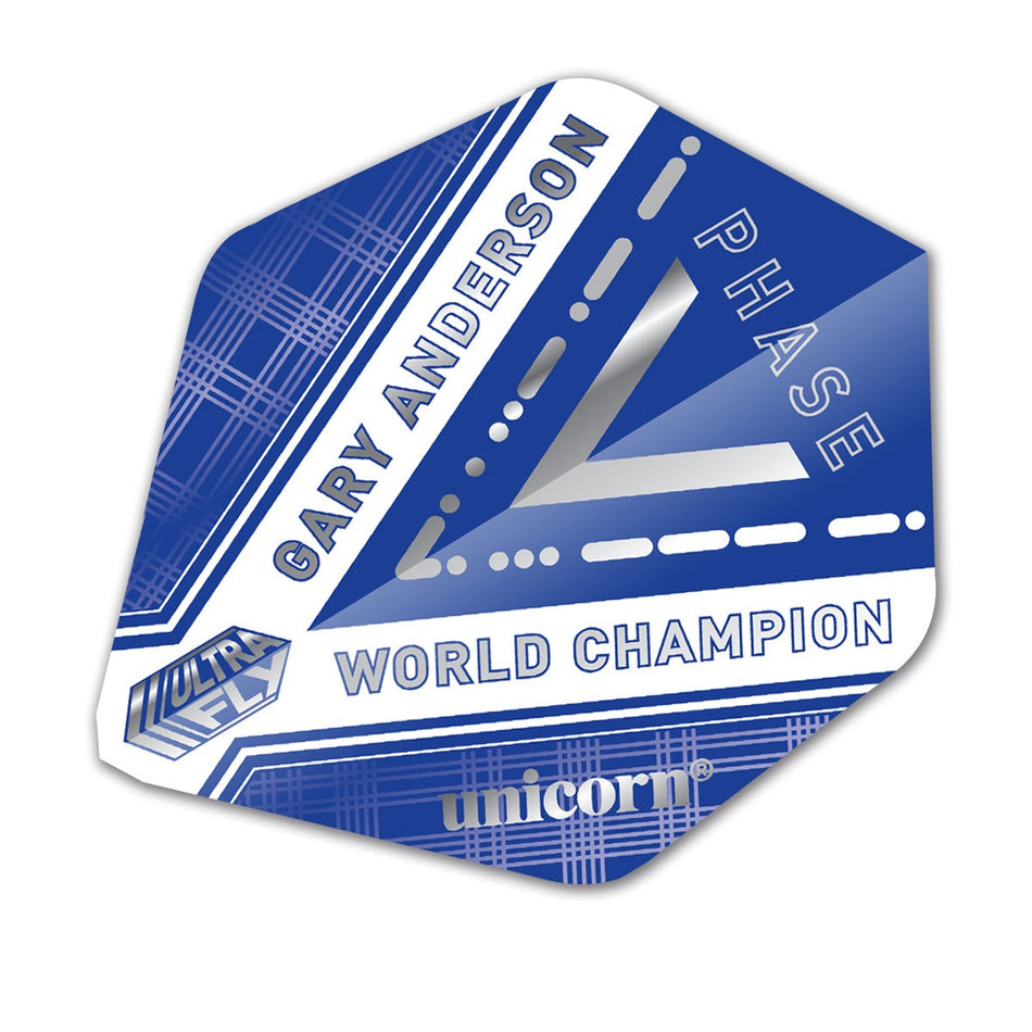 Ultrafly 75 Micron AR2 Shape Gary Anderson Phase 5 Dart Flights by Unicorn