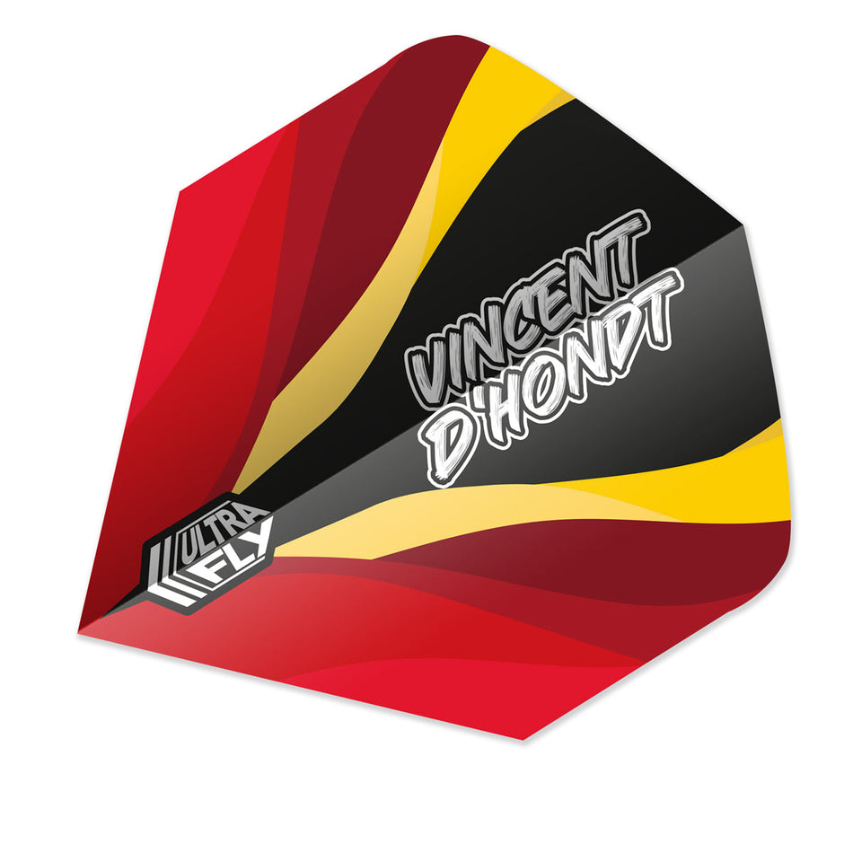Vincent D'Hondt Ultrafly BW Dart Flights by Unicorn