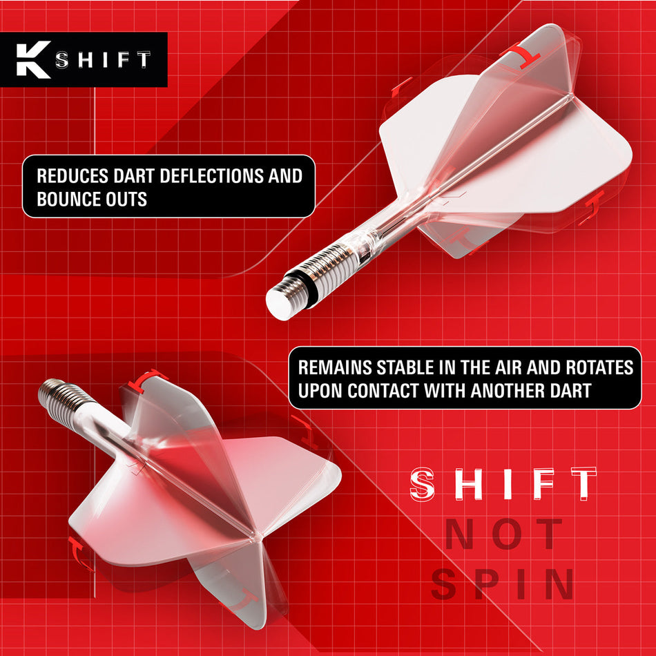 Target K-Shift Clear No6 Integrated Flights & Shafts