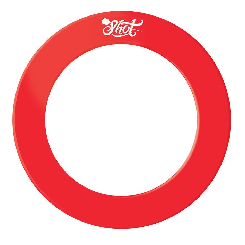 Shot Red Dartboard Surround
