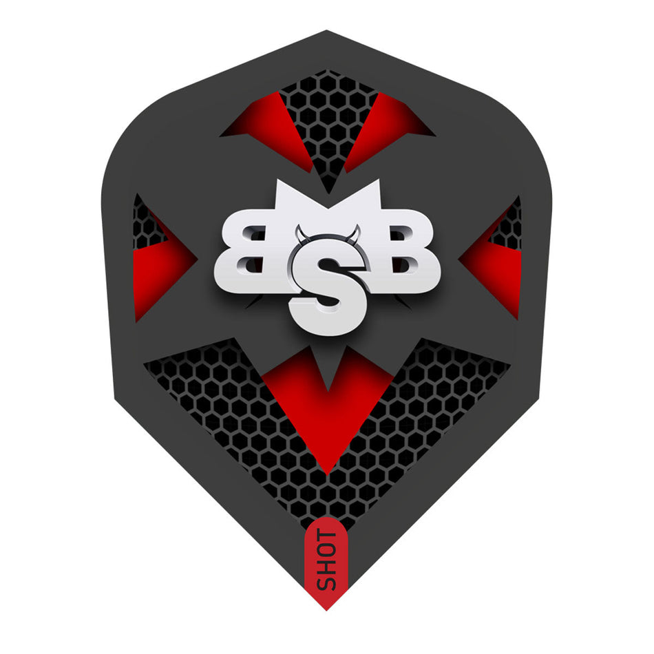 Michael Smith Tenacious Standard No6 Dart Flights by Shot
