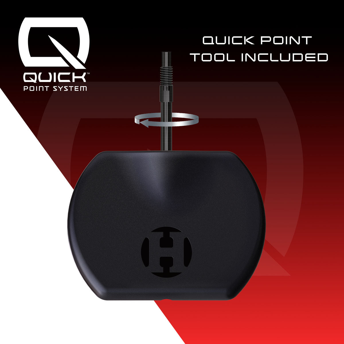 Image of the Quick Point tool used to remove and install Quick Point dart points