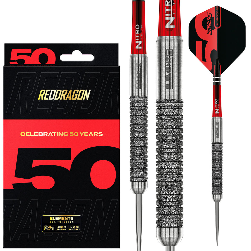 Red Dragon Element 6B 90% Tungsten Steel Tip Darts