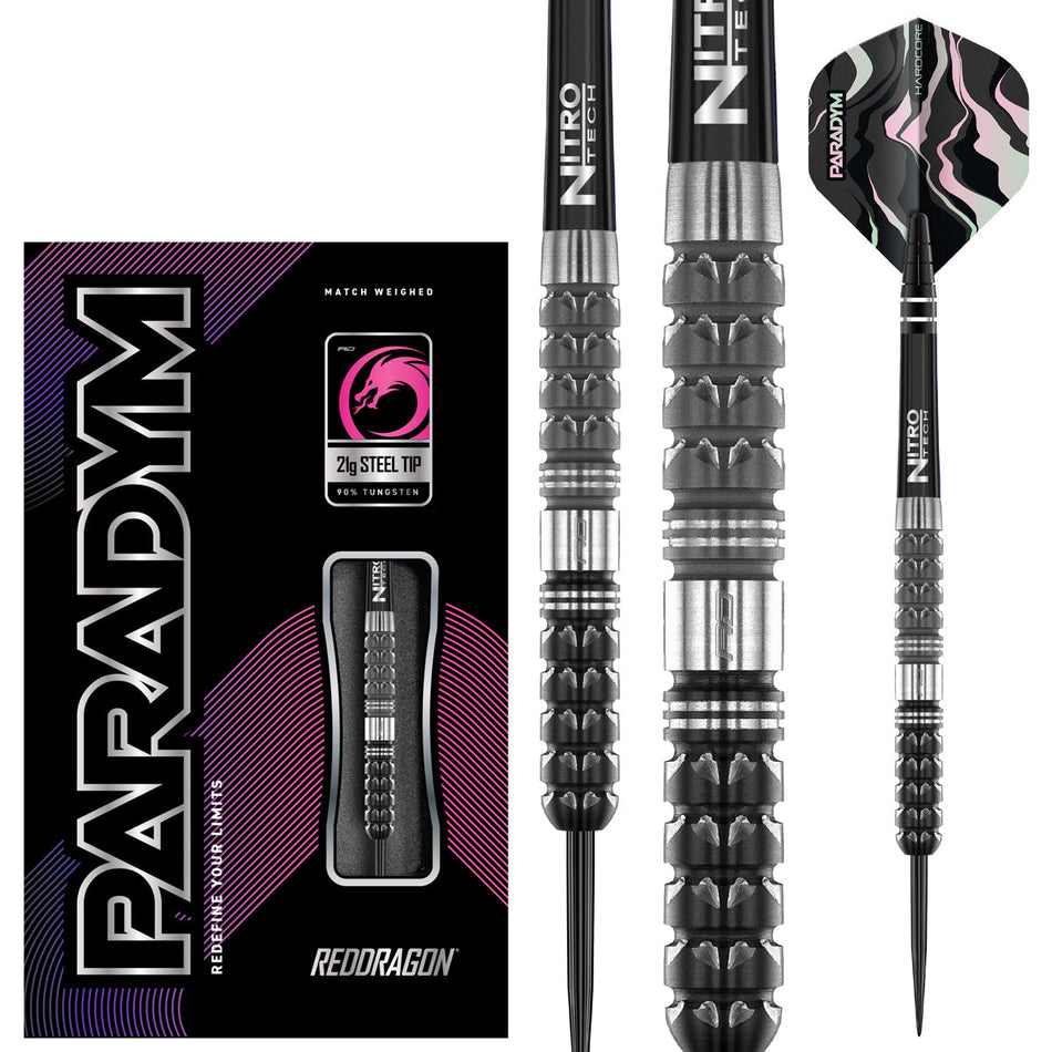 Red Dragon Paradym Tapered 90% Tungsten Steel Tip Darts