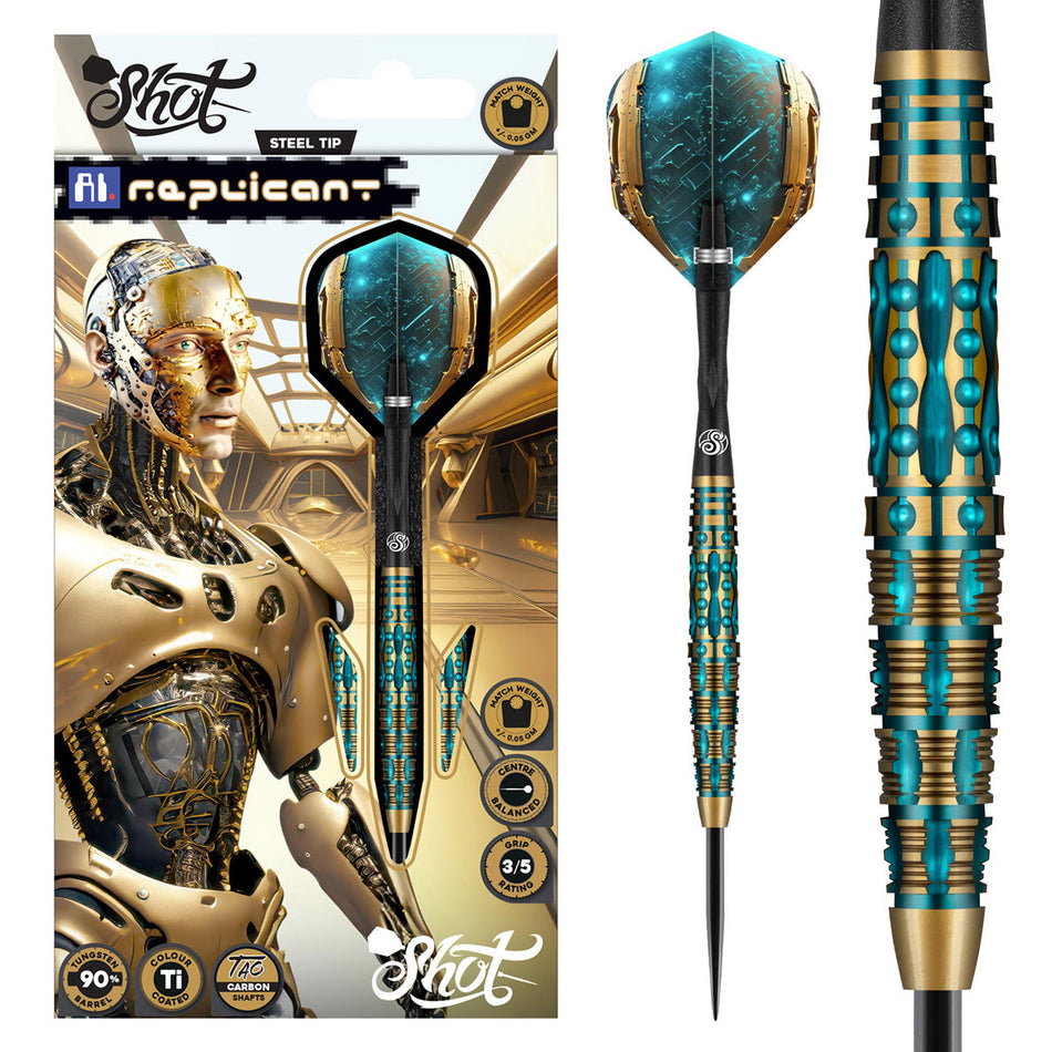 AI Replicant 90% Tungsten Steel Tip Darts by Shot