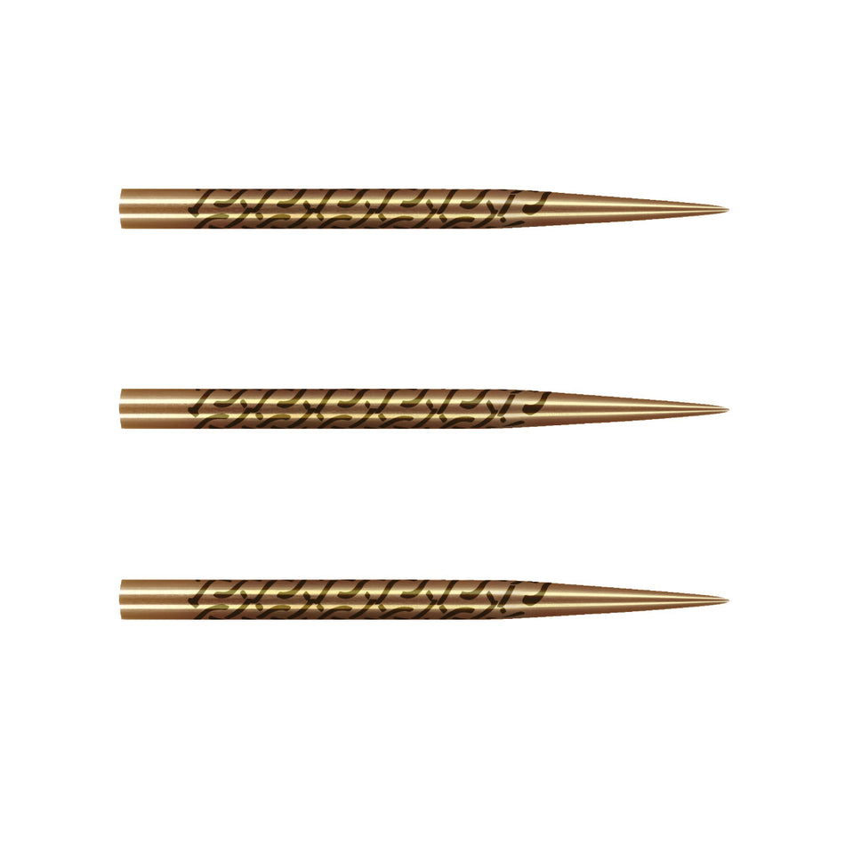 Kapene Gold Ti Dart Points by Shot