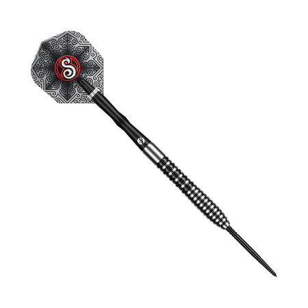 Image of the Shot Pro Series Raymond Smith Guru Turbo Point 90% Tungsten Steel Tip Darts displayed on a white background