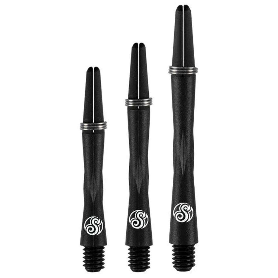 Tao Carbon Shaft with Spring Ring Dart Stems by Shot