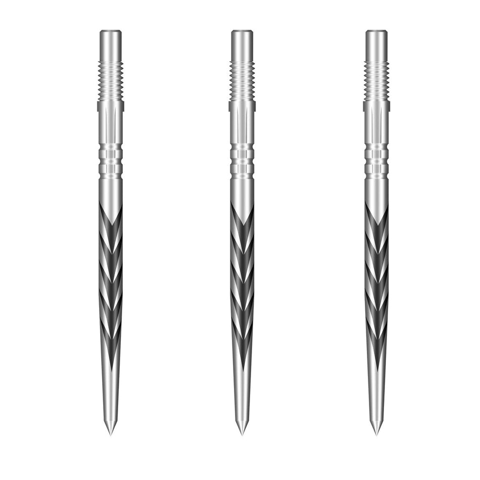 Image of the Shot Tribal Weapon Turbo Points Silver displayed for retail sale with product packaging