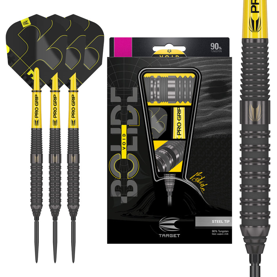 Bolide Void 02 90% Tungsten SP Steel Tip Darts by Target