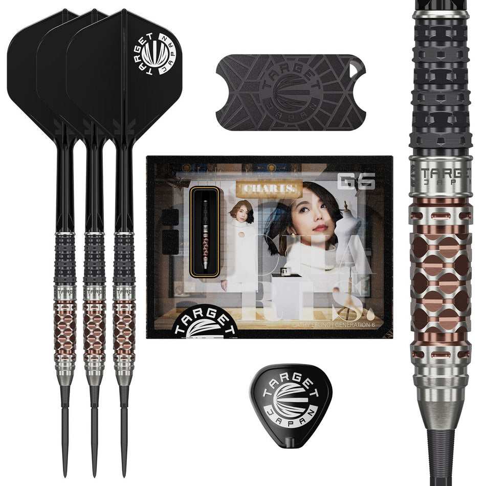 Target Japan Cathy Leung Charis G6 Swiss Point 90% Tungsten Steel Tip Darts