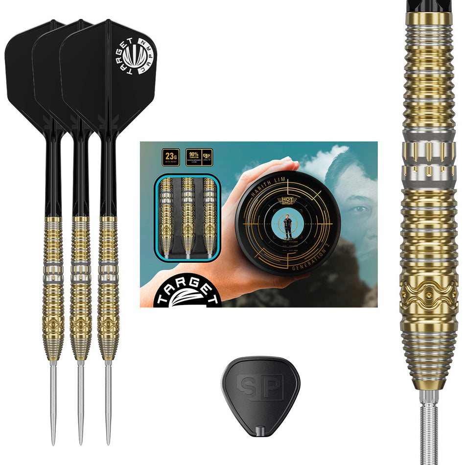 Target Japan Hot Shot G2 Swiss Point 90% Tungsten Steel Tip Darts