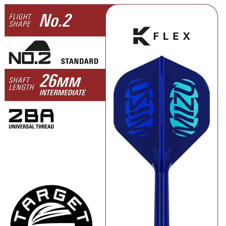 Target Japan Mizu 01 90% Tungsten SP Steel Tip Darts