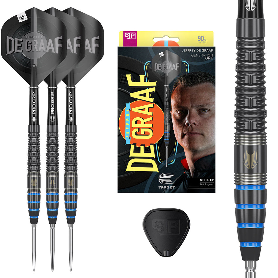 Target Jeffrey De Graaf G1 Swiss Point 90% Tungsten Steel Tip Darts