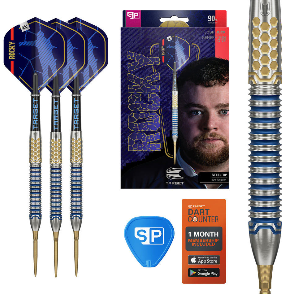 Target Josh Rock G1 Swiss Point 90% Tungsten Steel Tip Darts