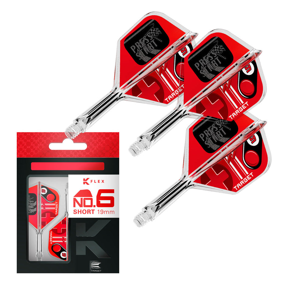 Target K-Flex Press Start No6 Integrated Flights & Shafts