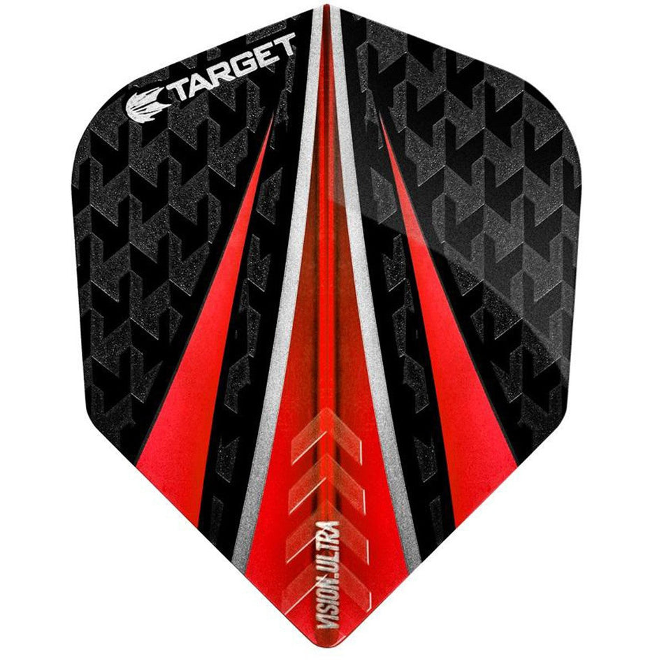 Target Pro 100 Vision Ultra Red 3 Fin Dart Flights
