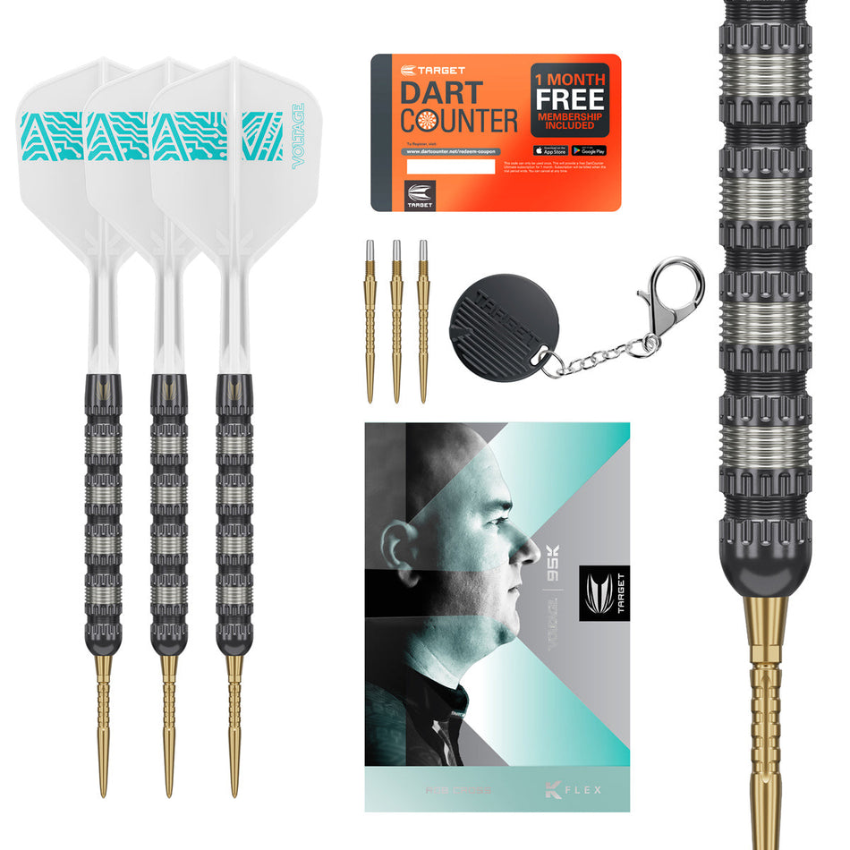 Target Rob Cross 95K Swiss Point 95% Tungsten Steel Tip Darts