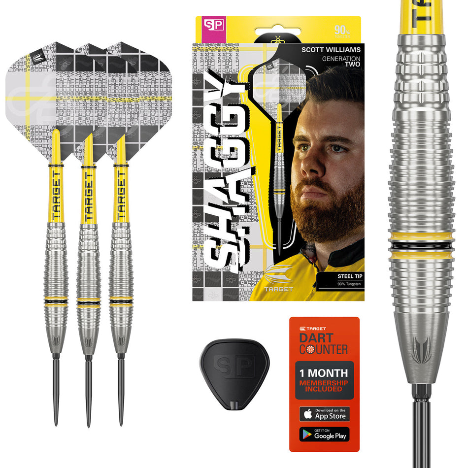 Target Scott Williams G2 Swiss Point 90% Tungsten Steel Tip Darts