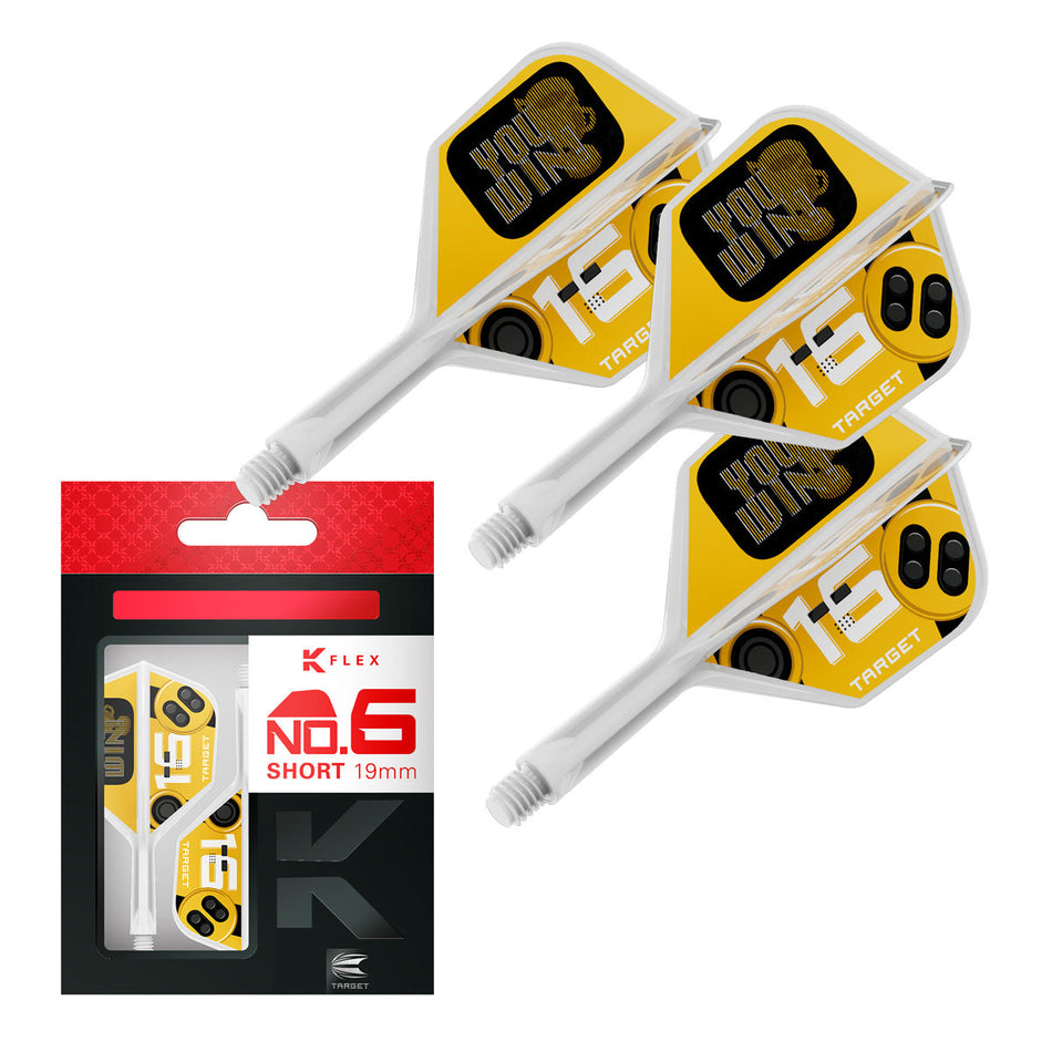Target K-Flex You Win No6 Integrated Flights & Shafts