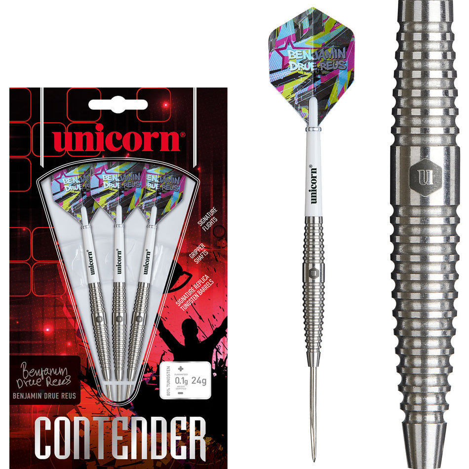 Unicorn Benjamin Drue Reus 80% Tungsten Steel Tip Darts
