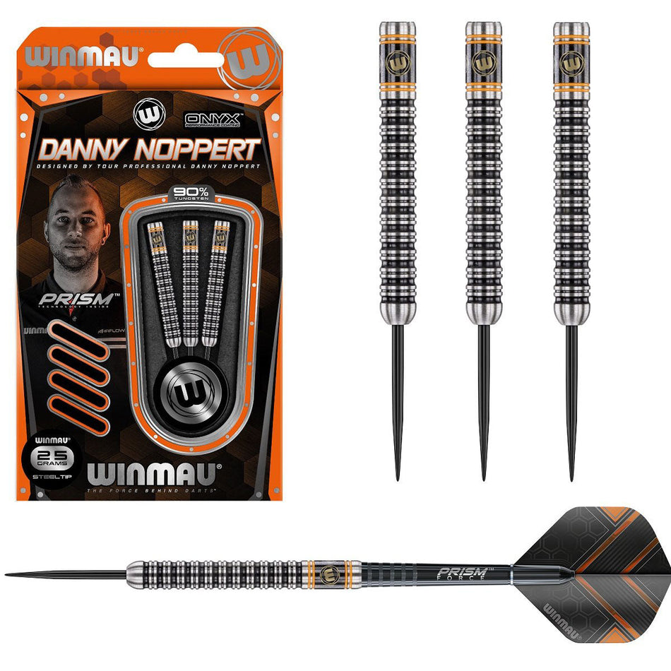 Danny Noppert 90% Tungsten Steel Tip Darts by Winmau