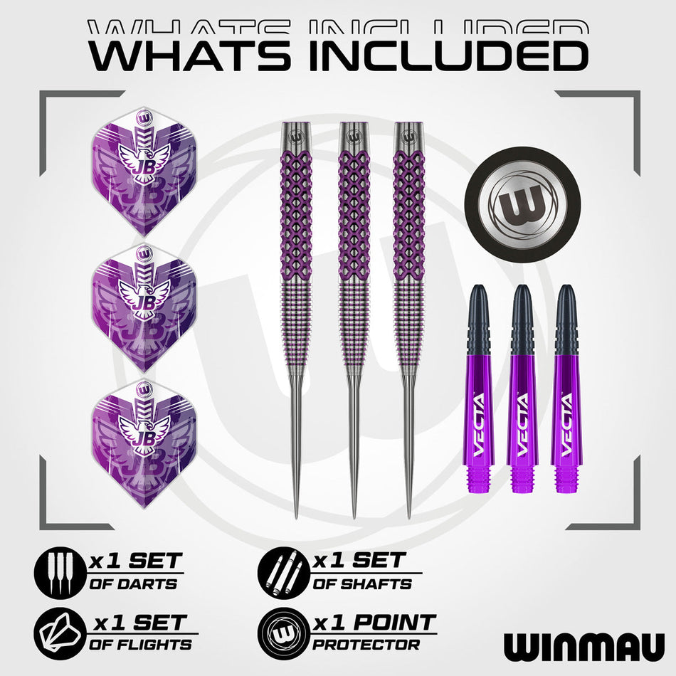 Winmau John Brown Signature Edition 90% Tungsten Steel Tip Darts